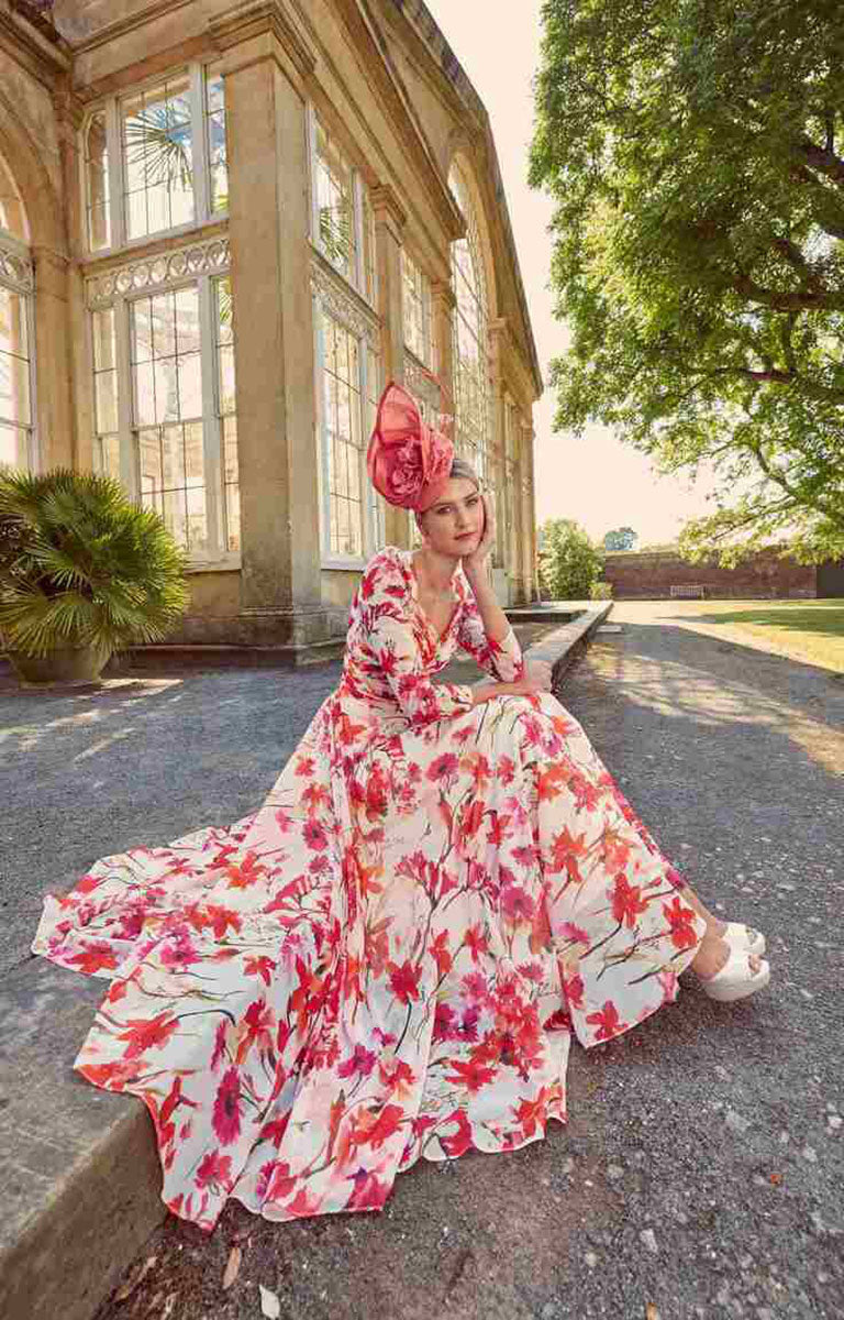 Invitations By Veni 36018L - Fuxia Coral Print
