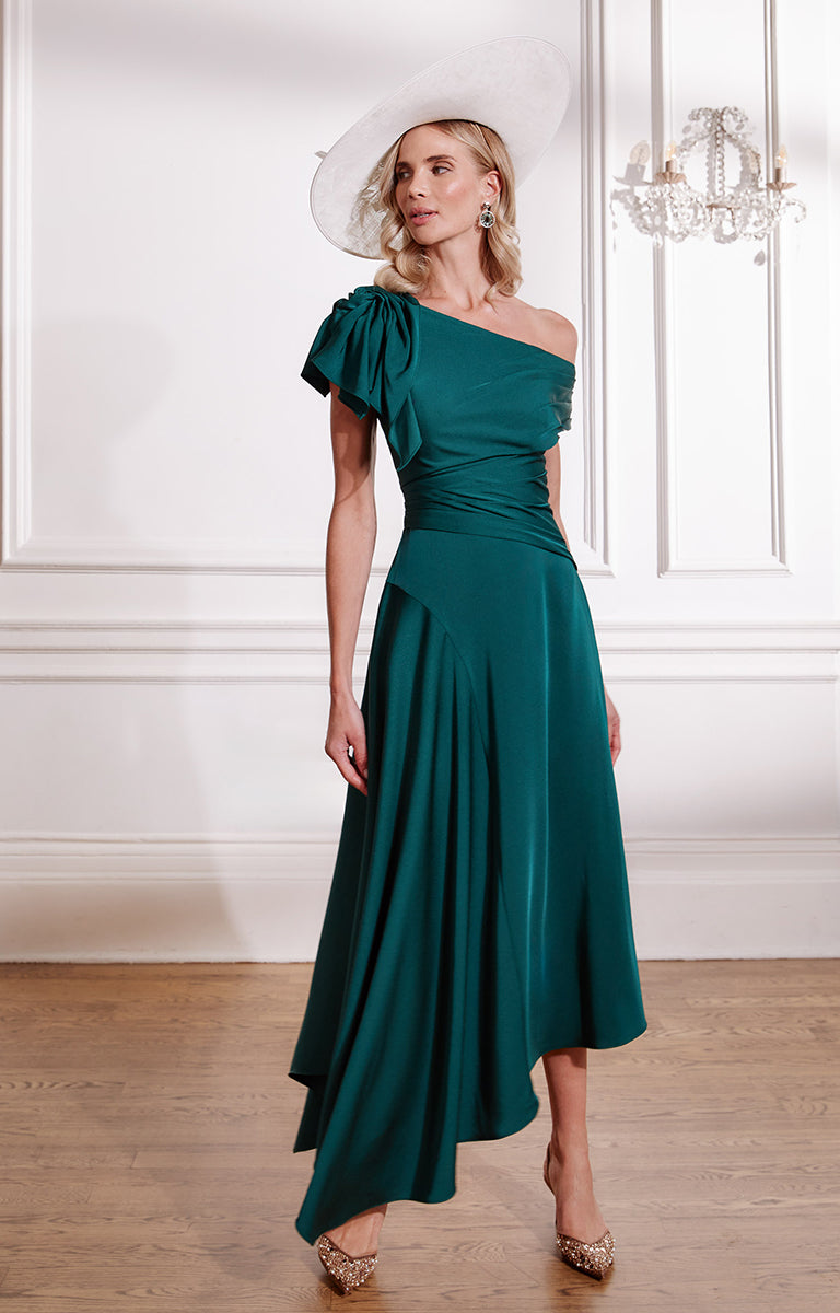John Charles 66686A - Forest Green Dress