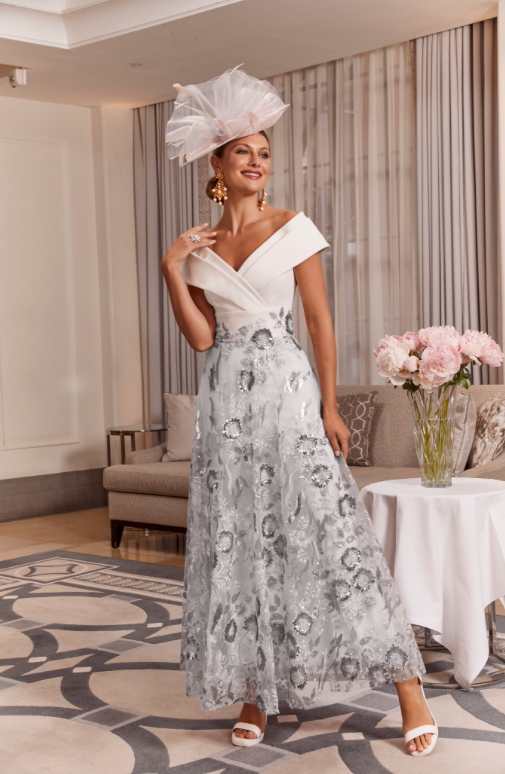 Timeless Silver Mother's Dress