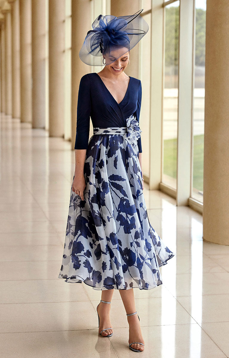 Couture Club, Cape Sleeve A-Line Dress, 7G175