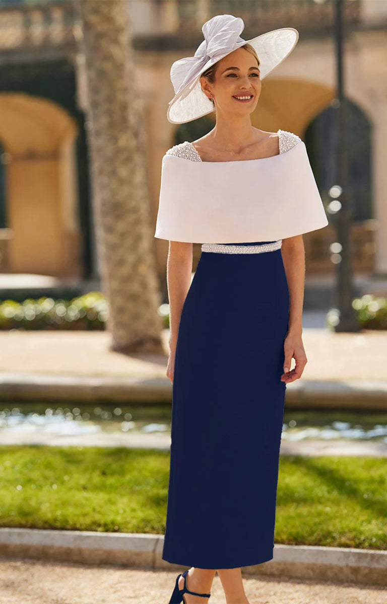 Couture Club by Rosa Clara 8G153 - Ivory / Navy