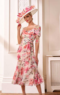John Charles 66629B - Peony Dress