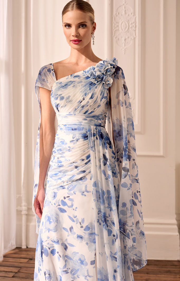 John Charles 29207 - Blue Rose Dress