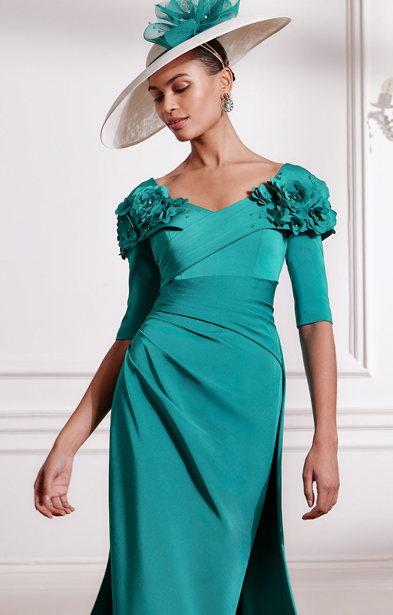 John Charles 29288B - Peacock Dress – All About Mum