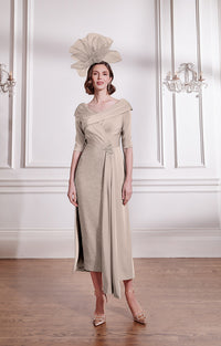 John Charles 29289 - Oyster Dress